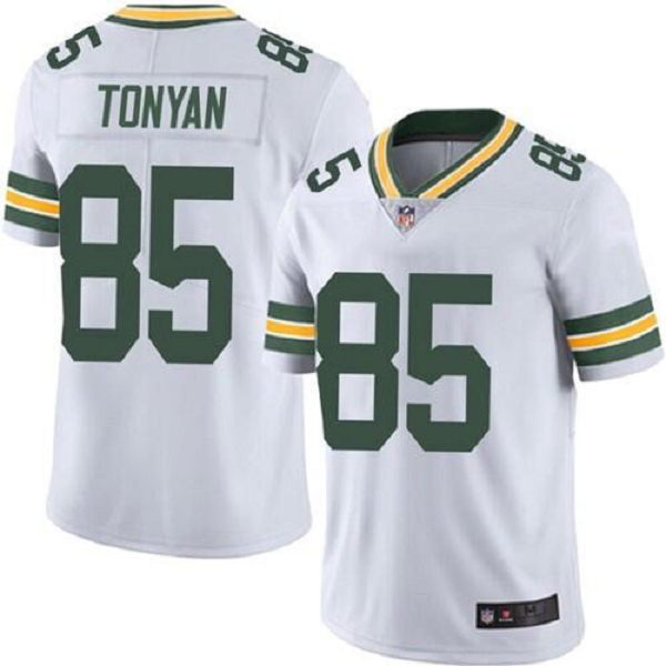 Men's Green Bay Packers #85 Robert Tonyan White Jersey