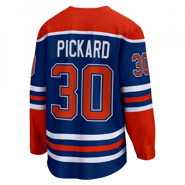 Men's Edmonton Oilers Calvin Pickard Fanatics Royal Home Premier Breakaway Player Jersey