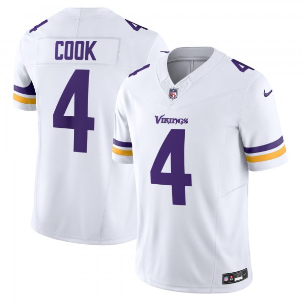 Men's Minnesota Vikings Dalvin Cook Nike White Vapor F.U.S.E. Limited Jersey