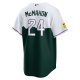 Men's Colorado Rockies Ryan McMahon Nike White/Forest Green City Connect Replica Player Jersey