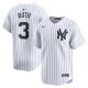 Men's New York Yankees #3 Babe Ruth Nike White Home Limited Player Jersey