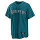 Men's Seattle Mariners Julio Rodriguez Nike Aqua Official Replica Player Jersey