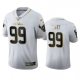 Houston Texans #99 J.J. Watt Men's Nike White Golden Edition Vapor Limited NFL 100 Jersey