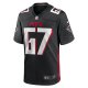 Men's Atlanta Falcons Drew Dalman Nike Black Game Jersey