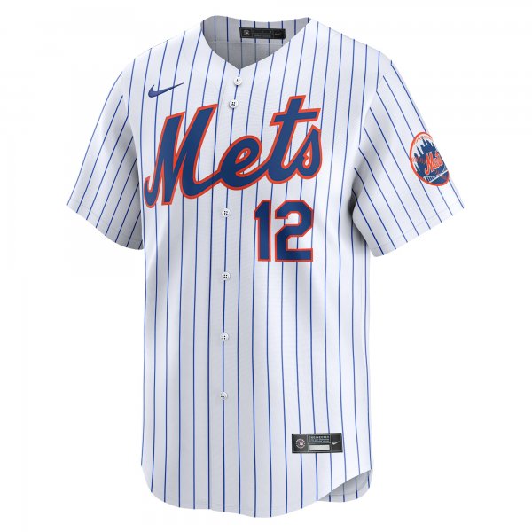 Youth New York Mets Francisco Lindor Nike White Home Limited Player Jersey