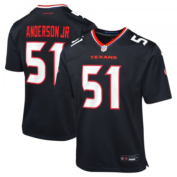 Youth Houston Texans Will Anderson Jr. Nike Navy Game Jersey