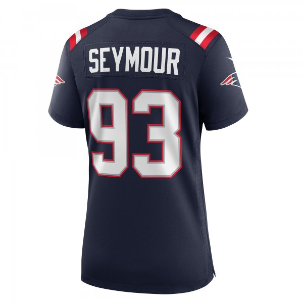 Women's New England Patriots Richard Seymour Nike Navy Retired Player Game Jersey