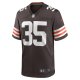 Men's Cleveland Browns Charlie Thomas Nike  Brown Team Game Jersey