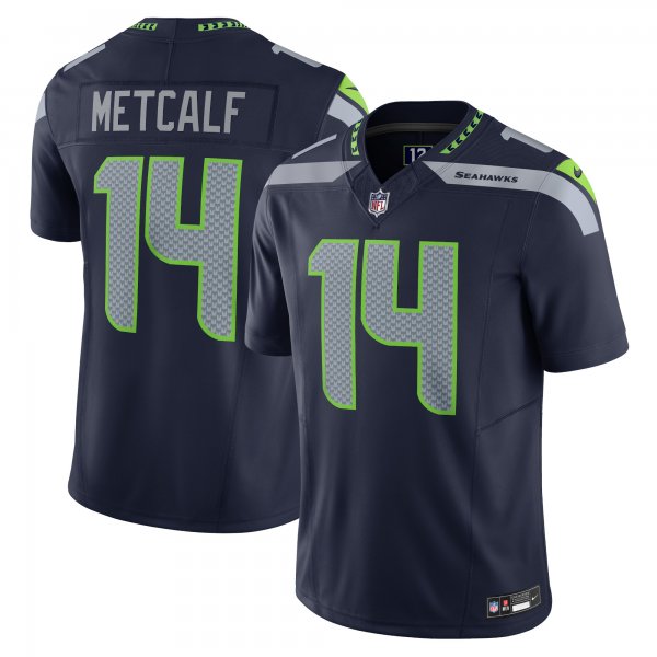 Men's Seattle Seahawks DK Metcalf Nike Navy Vapor F.U.S.E. Limited Jersey