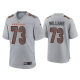 Men's Cincinnati Bengals Jonah Williams Gray Atmosphere Fashion Game Jersey