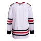 Men's Chicago Blackhawks adidas White Away Primegreen Jersey