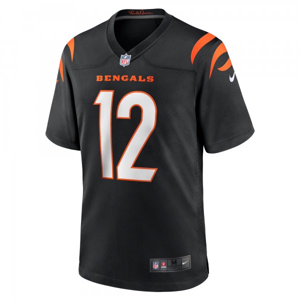 Men's Cincinnati Bengals Shedrick Jackson Nike  Black Team Game Jersey