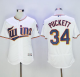 Minnesota Twins #34 Kirby Puckett White Flexbase Collection Stitched MLB Jersey