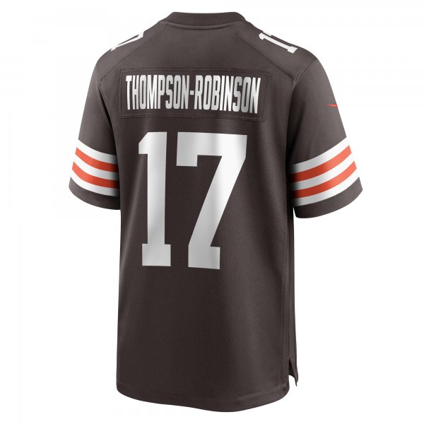 Men's Cleveland Browns Dorian Thompson-Robinson Nike  Brown Team Game Jersey