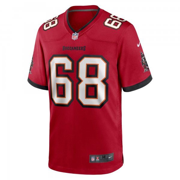 Men's Tampa Bay Buccaneers Ben Bredeson Nike  Red  Game Jersey