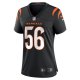 Women's Cincinnati Bengals Garrett Nelson Nike  Black  Game Jersey