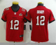 Youth Tampa Bay Buccaneers #12 Tom Brady Red 2021 Super Bowl LV Vapor Untouchable Stitched Nike Limited NFL Jersey