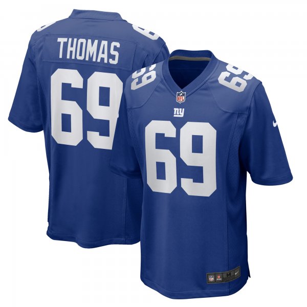 Men's New York Giants Jaylon Thomas Nike  Royal Team Game Jersey