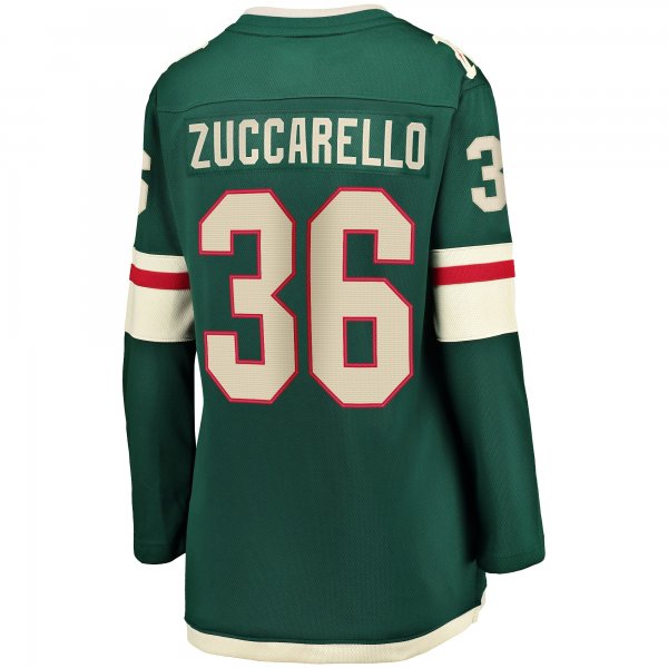 Women's Minnesota Wild Mats Zuccarello Fanatics Green Breakaway Player Jersey