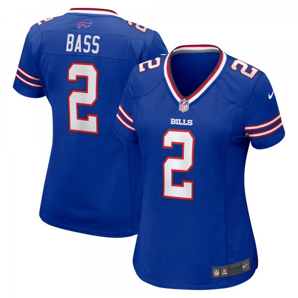 Women's Buffalo Bills Tyler Bass Nike Royal Game Jersey