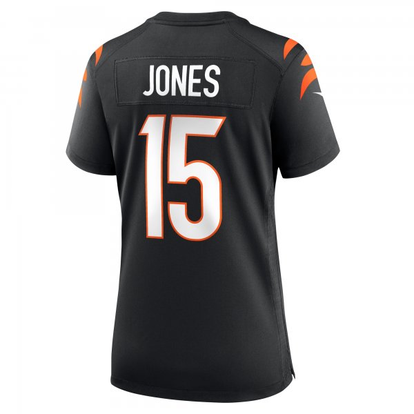 Women's Cincinnati Bengals Charlie Jones Nike  Black Team Game Jersey