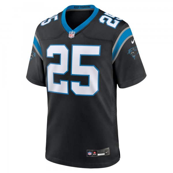 Men's Carolina Panthers Xavier Woods Nike Black Team Game Jersey