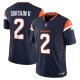 Men's Denver Broncos #2 Patrick Surtain II Nike Navy Alternate Vapor F.U.S.E. Limited Jersey