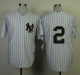 New York Yankees #2 Derek Jeter White Fashion Gold w/Commemorative Retirement Patch Stitched MLB Jersey