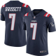 Nike New England Patriots #7 Jacoby Brissett Navy Blue Men's Stitched NFL Limited New Color Rush Jersey