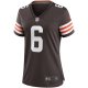 Women's Cleveland Browns Baker Mayfield Nike Brown Game Player Jersey