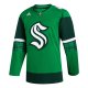 Men's Seattle Kraken  adidas Kelly Green 2023 St. Patrick's Day Primegreen Jersey