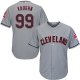 Cleveland Indians #99 Ricky Vaughn Grey Road Stitched Youth MLB Jersey