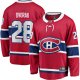 Men's Montreal Canadiens Christian Dvorak Fanatics Red Home Breakaway Player Jersey