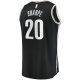 Men's Brooklyn Nets Day'Ron Sharpe Fanatics Black Fast Break Replica Jersey - Icon Edition