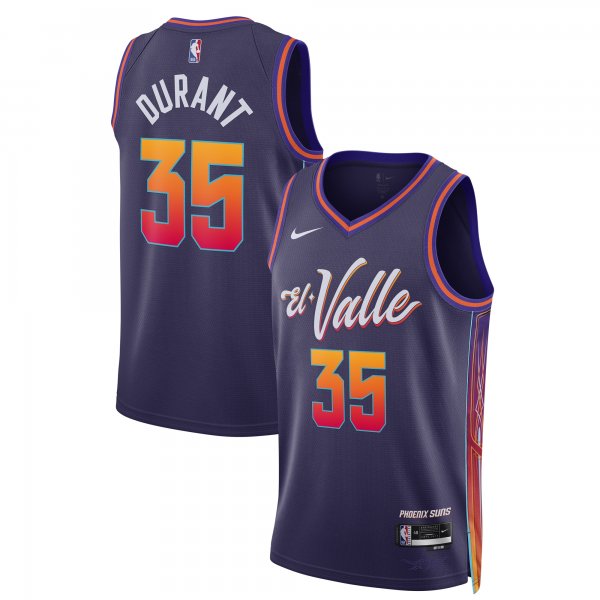 Unisex Phoenix Suns Kevin Durant Nike Purple 2023/24 Swingman Jersey - City Edition