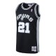 Men's San Antonio Spurs Tim Duncan Mitchell & Ness Black 1998/99 Hardwood Classics Swingman Jersey