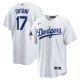 Men's #17 Los Angeles Dodgers Shohei Ohtani Nike White 2024 World Series Champions Player Jersey