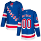 Men's Adidas Rangers Personalized Royal Blue Home NHL Jersey