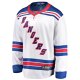 Youth New York Rangers Fanatics White Away Breakaway Jersey