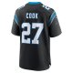 Men's Carolina Panthers Alex Cook Nike  Black  Game Jersey