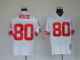 Men's Mitchell And Ness San Francisco 49ers Jerry Rice #80 Stitched White NFL Jersey