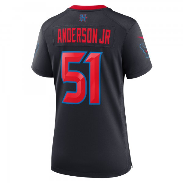 Women's Houston Texans Will Anderson Jr. Nike Navy 2nd Alternate Game Jersey