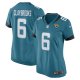 Women's Jacksonville Jaguars Chris Claybrooks Nike Teal Game Player Jersey