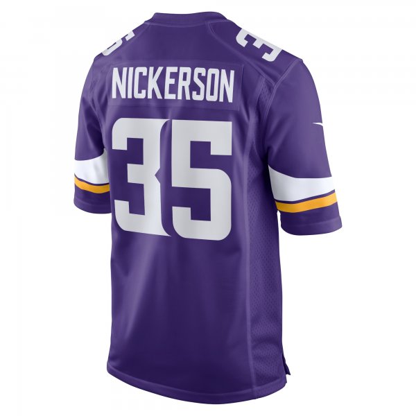 Men's Minnesota Vikings Parry Nickerson Nike Purple Home Game Player Jersey