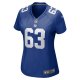 Women's New York Giants JC Hassenauer Nike Royal Team Game Jersey