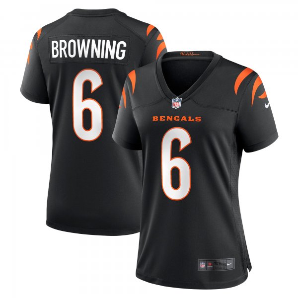 Women's Cincinnati Bengals Jake Browning Nike Black Game Jersey