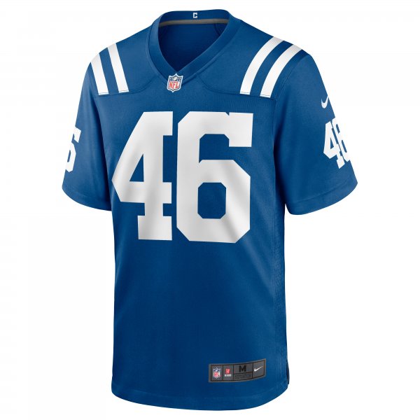 Men's Indianapolis Colts Luke Rhodes Nike Royal Game Jersey