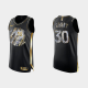 Men's Golden State Warriors Stephen Curry #30 Diamond Edition Black NBA Jersey