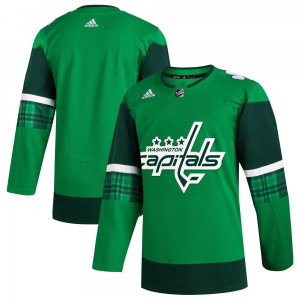 Men's Washington Capitals  adidas Kelly Green 2023 St. Patrick's Day Primegreen Jersey