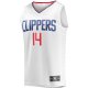 Youth LA Clippers Terance Mann Fanatics White Fast Break Player Jersey - Association Edition